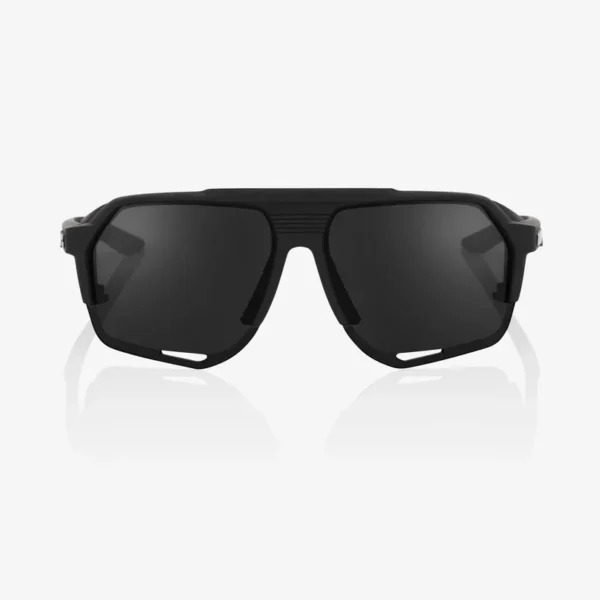Gafas 100% Norvik Mate Negra Lente Gris Peakpolar - Imagen 4