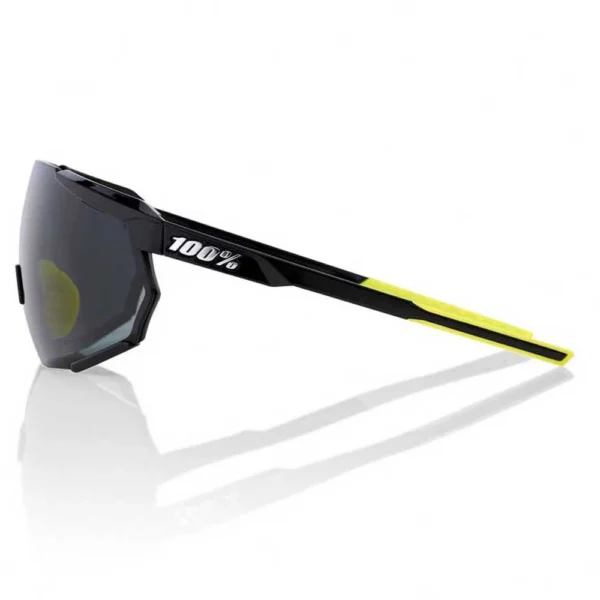 Gafas 100% Racetrap Negra Lente Humo Espejo - Imagen 2
