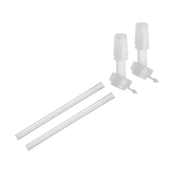 eddy+ Kids Bite Valves and Straws Accessory, Clear