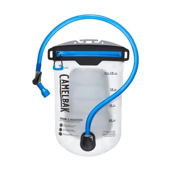 Fusion 2L Reservoir with Tru Zip Waterproof Zipper, Clear