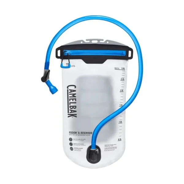 Fusion 3L Reservoir with Tru Zip Waterproof Zipper, Clear