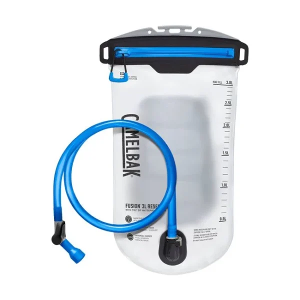 Fusion 3L Reservoir with Tru Zip Waterproof Zipper, Clear - Imagen 3