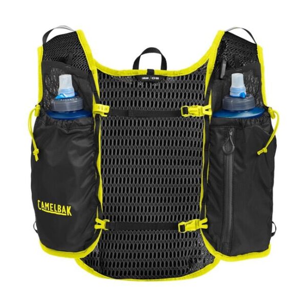 Trail Run Vest 34oz, Black/Safety Yellow - Imagen 2