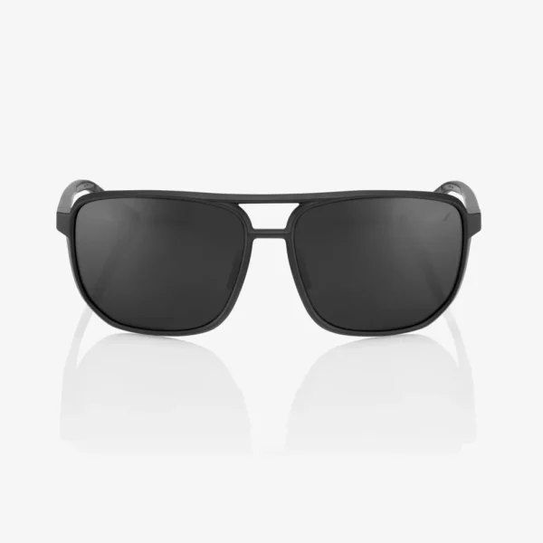 Gafas 100% Konnor Negro Mate Lente Negro Espejo - Imagen 3
