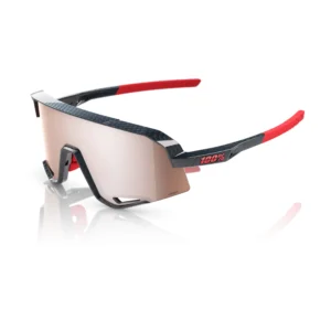 Gafas 100% Slendale Carbon Fiber Brillante Lente Hiper Crimson Silver Espejo
