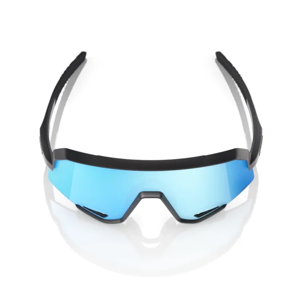Gafas 100% Slendale Mate Negra Lente Hiper Azul Espejo - Imagen 3