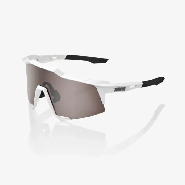 Gafas 100% Speedcraft Mate Blanca Lente Hiper Silver Espejo - Imagen 4