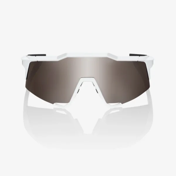 Gafas 100% Speedcraft Mate Blanca Lente Hiper Silver Espejo - Imagen 3