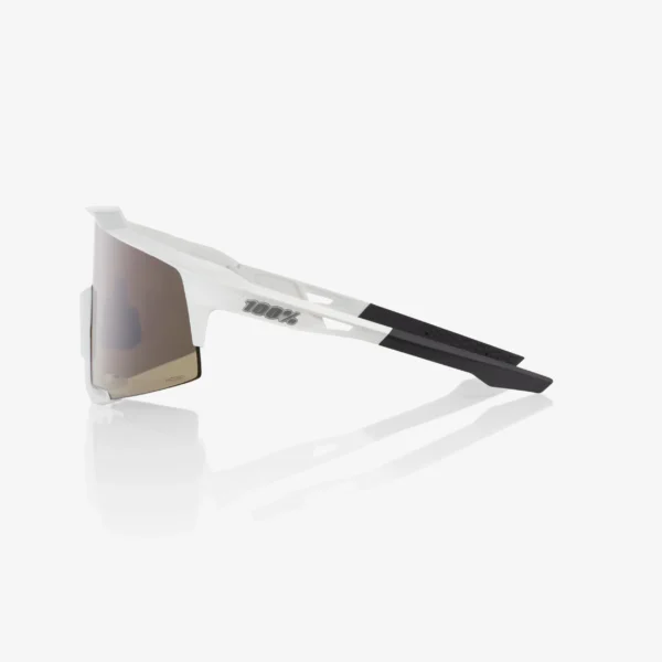 Gafas 100% Speedcraft Mate Blanca Lente Hiper Silver Espejo - Imagen 2