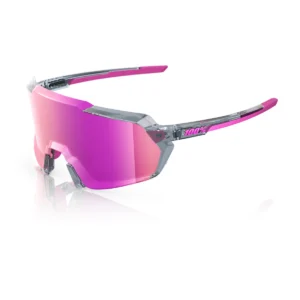 Gafas 100% Korbin Gris Traslucido Lente Purpura Espejo