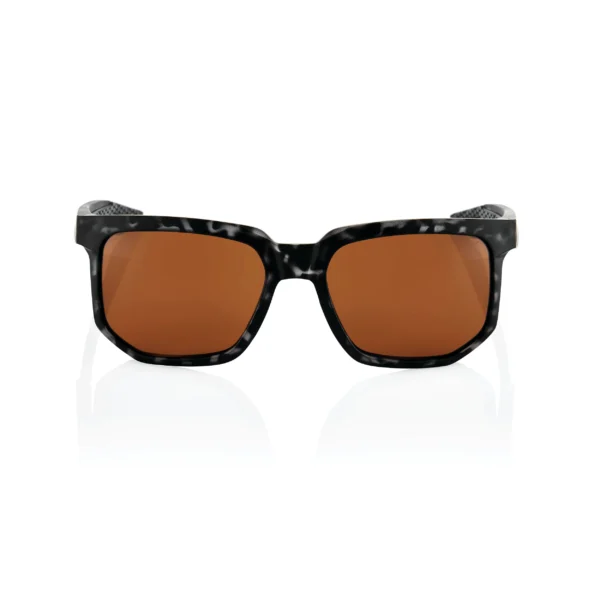 Gafas 100% Centric Havana Negro Mate Lente Bronce - Imagen 3