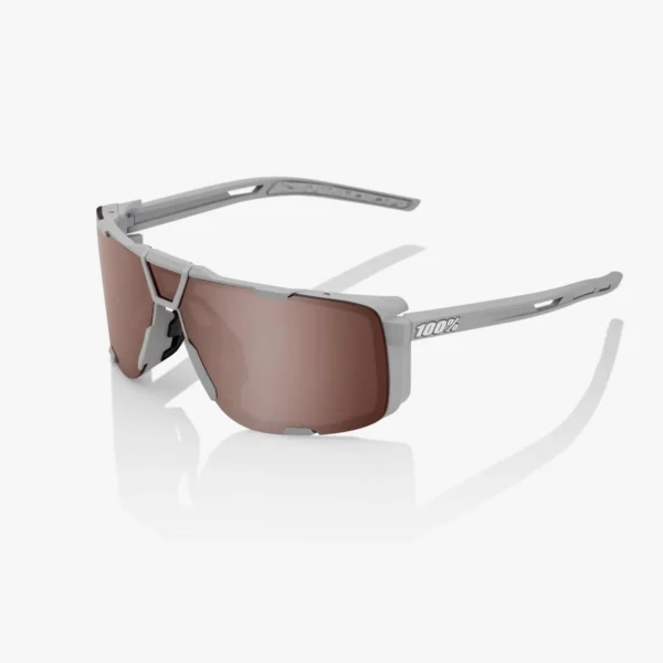 Gafas 100% Eastcraft Soft Tact Stone Grisd Lente Hiper Crimson Silver Espejo