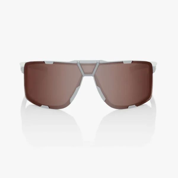 Gafas 100% Eastcraft Soft Tact Stone Grisd Lente Hiper Crimson Silver Espejo - Imagen 3