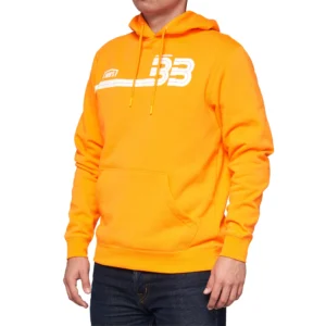 Hoodie 100% BB33 PO KP Naranja Fluo Talla S