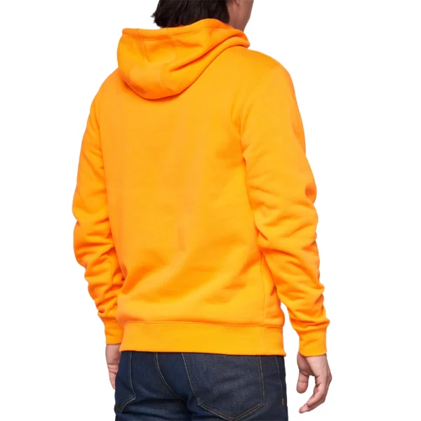 Hoodie 100% BB33 PO KP Naranja Fluo Talla S - Imagen 2