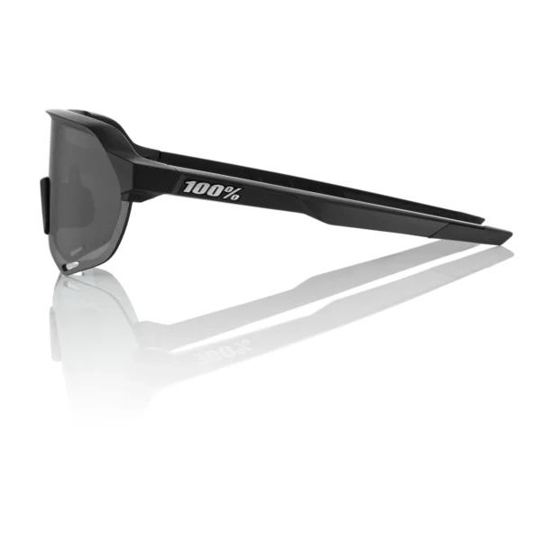 Gafas 100% S2 Soft Tact Cool Negro Lente Humo - Imagen 3