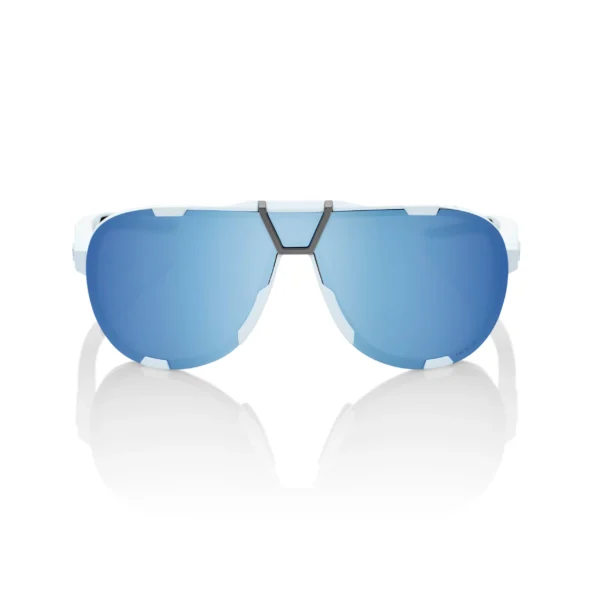 Gafas 100% Westcraft Soft Tact Blanca Lente Hiper Azul Espejo - Imagen 2