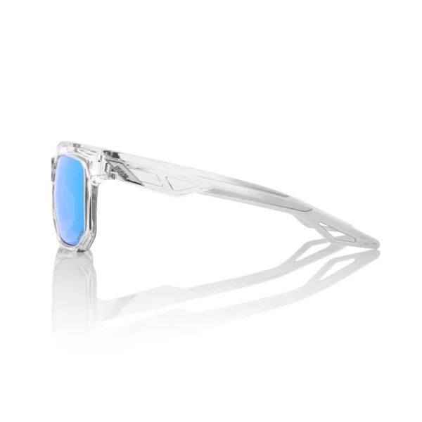 Gafas 100% Centric Polished Crystal Haze Lente Hiper Azul Espejo - Imagen 2