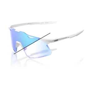 Gafas 100% Hypercraft Bastille LE Blanco Perla Lente Azul Espejo Fotocromatico