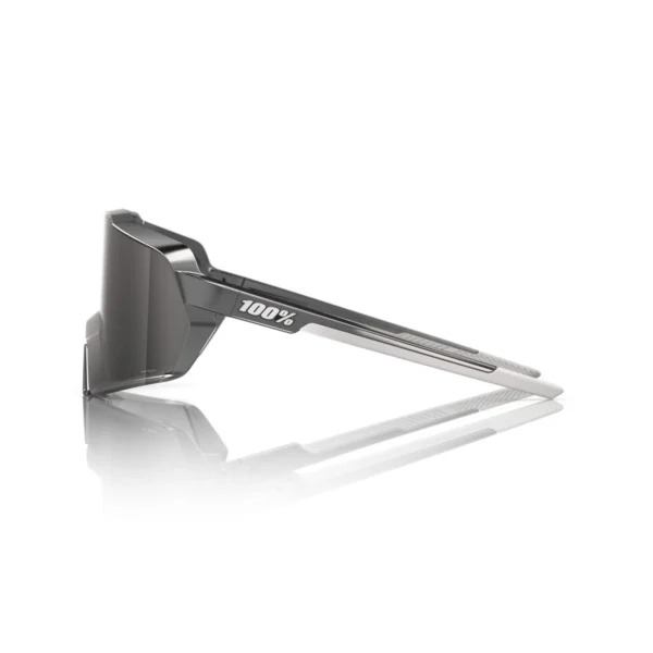 Gafas 100% Korbin Negro Chrome Lente Hiper Silver Espejo - Imagen 3
