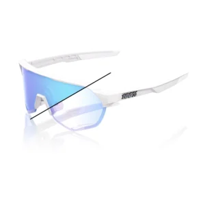 Gafas 100% S2 Bastille LE Blanco Perla Lente Azul Espejo Fotocromatico