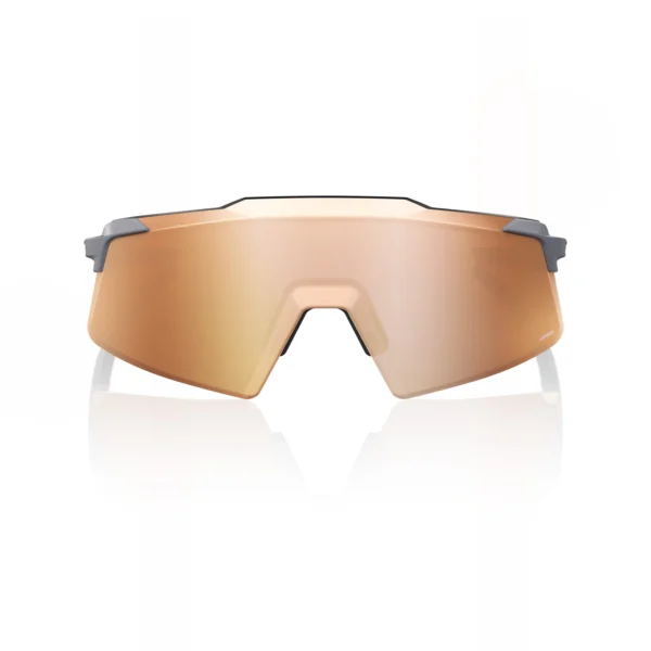 Gafas 100% Aerocraft Soft Tact Gris Lente Hiper Cooper Espejo - Imagen 2