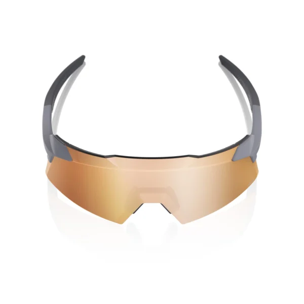 Gafas 100% Aerocraft Soft Tact Gris Lente Hiper Cooper Espejo - Imagen 3