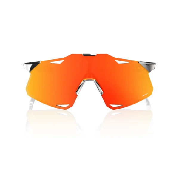 Gafas 100% Hypercraft Negro Crhome Lente Hiper Rojo Espejo - Imagen 2