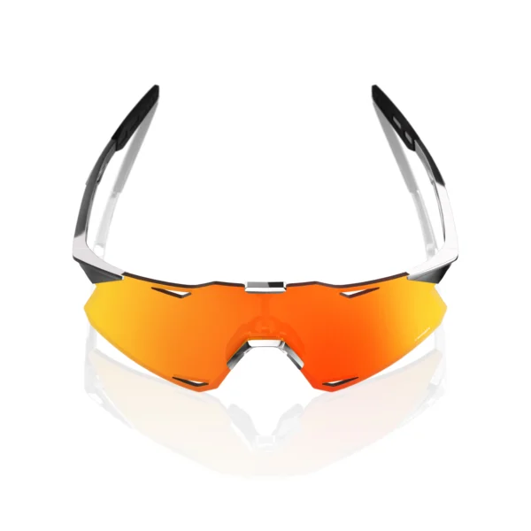 Gafas 100% Hypercraft Negro Crhome Lente Hiper Rojo Espejo - Imagen 3