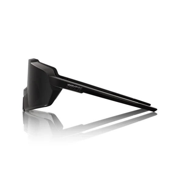 Gafas 100% Korbin Negro Mate Gloss Negro Lente Negro Espejo - Imagen 4