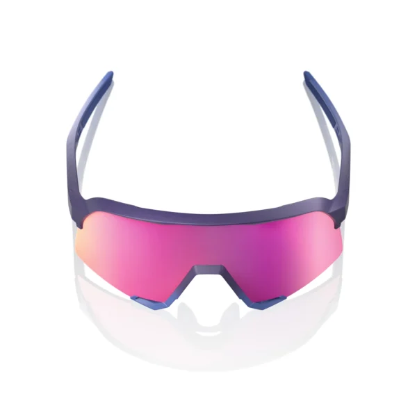 Gafas 100% S3 Satin Storm Metalico Lente Purpura Espejo - Imagen 2