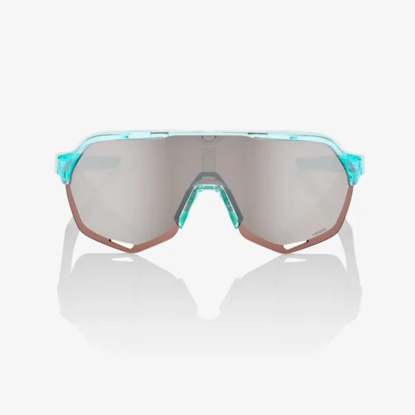 Gafas 100% S2 Polished Translucent Mint Lente Hiper Silver Espejo - Imagen 3