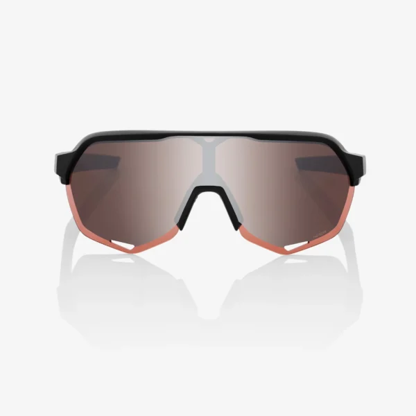 Gafas 100% S2 Soft Tact Negra Lente Hiper Crimson Silver Espejo - Imagen 3
