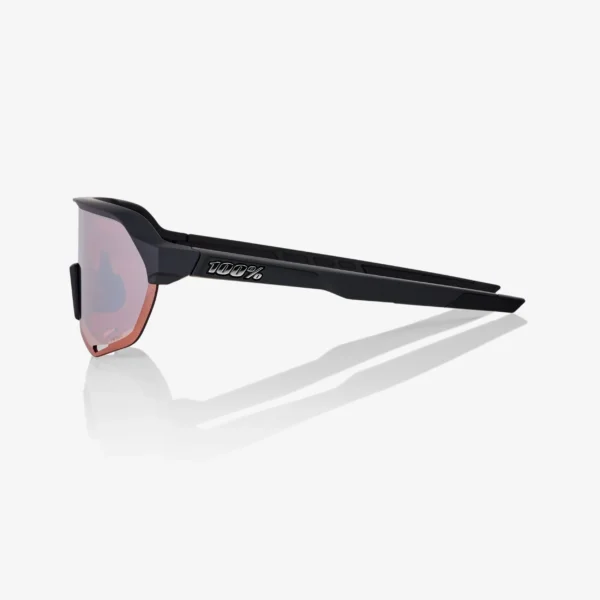 Gafas 100% S2 Soft Tact Negra Lente Hiper Crimson Silver Espejo - Imagen 2