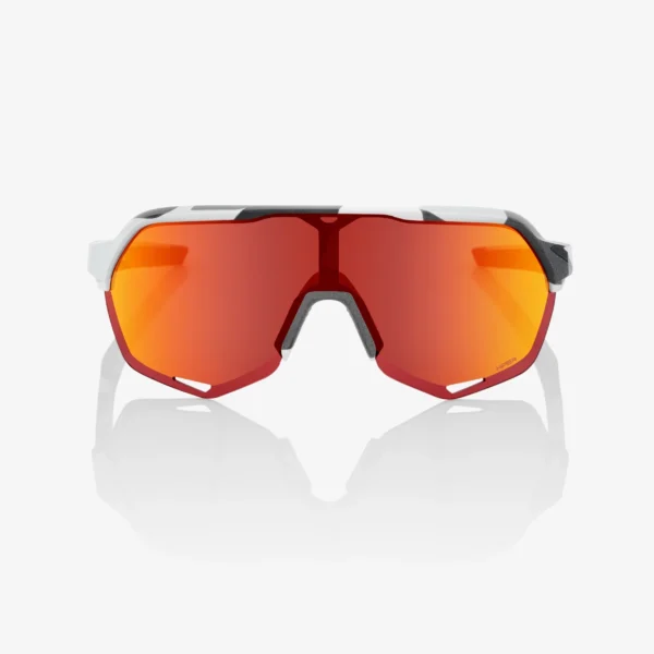 Gafas 100% S2 Soft Tact Gris Camo Lente Hiper Rojo Espejo - Imagen 3